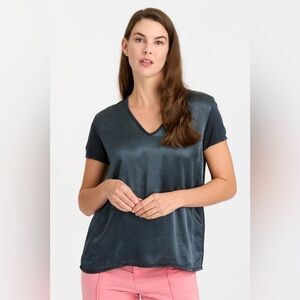 XCVI Black Short Sleeve Women's Tee